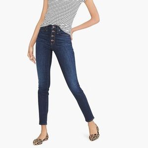J. Crew Jeans 9 High-Rise Skinny Jean in Dark Wash